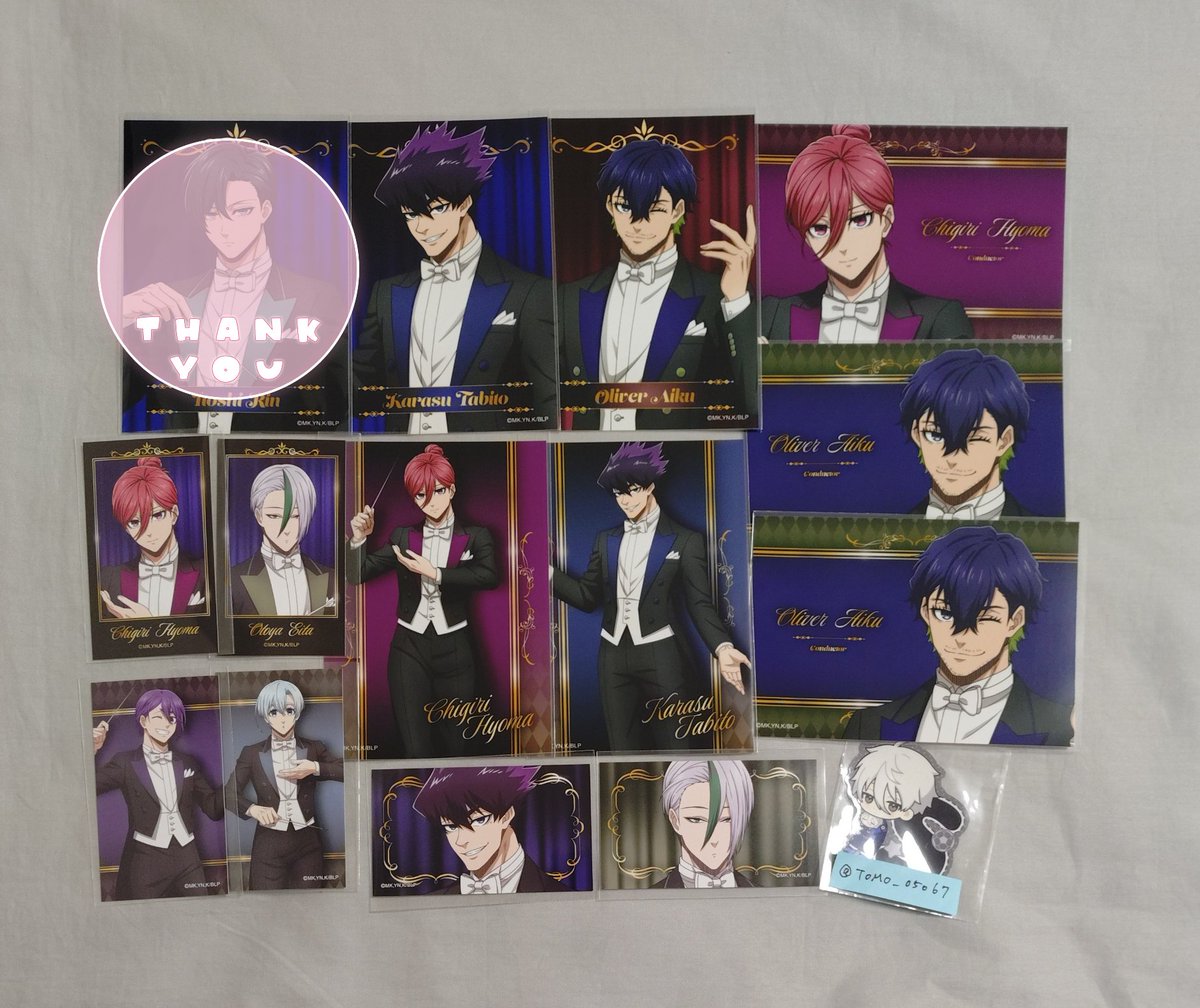 TOMO_05067's tweet photo. 【交換/譲渡】ブルーロック POP UP  TOWER RECORDS タワレコ 指揮者 ①ブロマイド ②イラストカード

譲）千切、玲王、烏*、愛空*、氷織*、乙夜*
求）冴、凪、定価(＋送料)
※①は画像2枚目、②は画像3枚目の絵柄
※譲渡は*のみ
※①⇄②可

都内手渡し、郵送。

よろしくお願いいたします https://t.co/0OQ7tzBQ5R