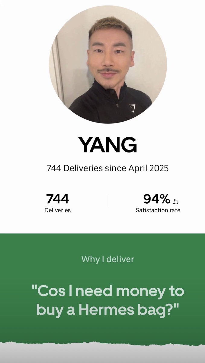 chiraqiia's tweet photo. yoo i’m crying these uber delivery drivers do not give a flying fuck🤣 https://t.co/lX5wfGugEK