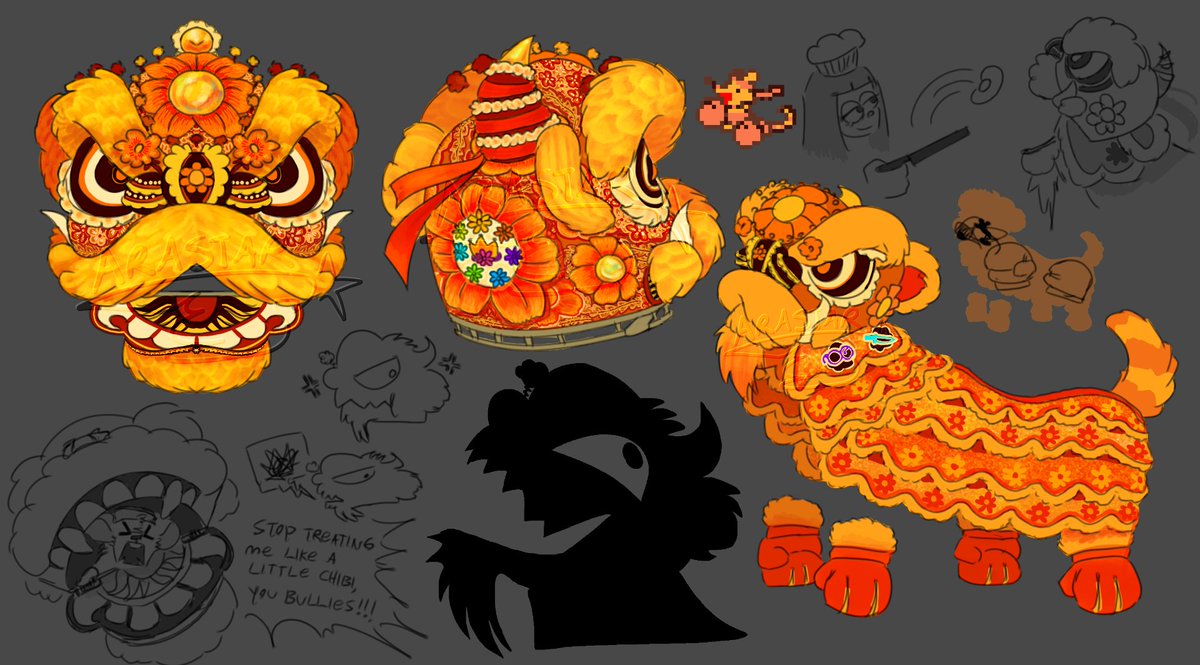 arastar_29's tweet photo. couldnt get lion dancer orange out of my head https://t.co/pJ8cYDqwmk
