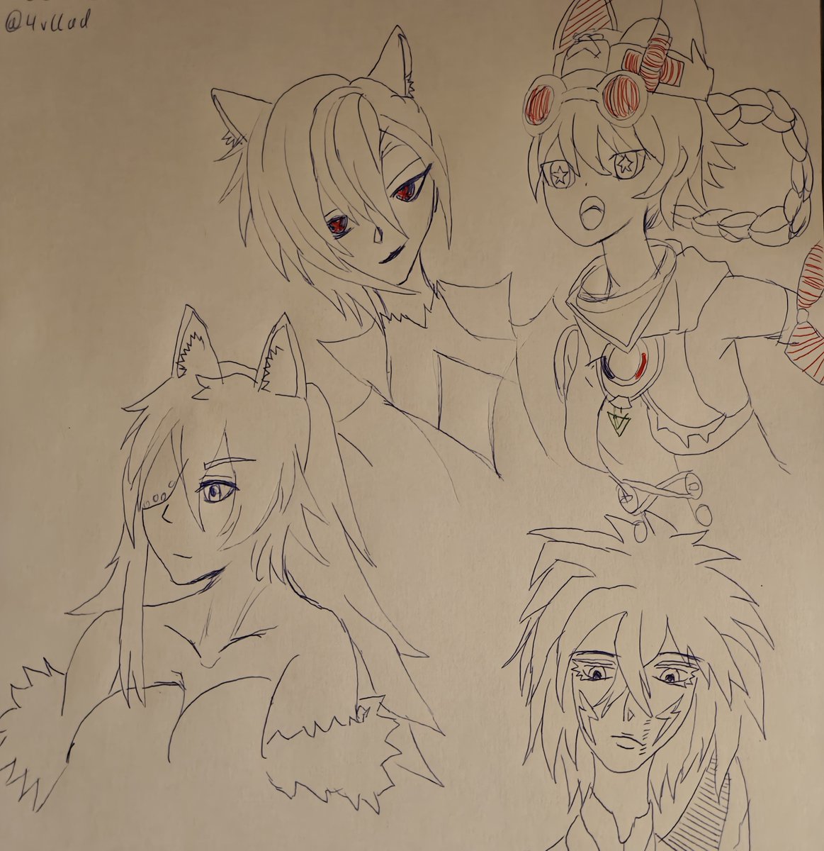 4vllad's tweet photo. Sketch of Arlecchino, Jahoda, Ghislaine and Tia Harribel 

#GenshinImpact #Ghislaine #Arlecchino #Jahoda #Tia #Bleach #MushokuTensei #Mushoko #Artmoots #artshare #Pen #Drawing #Illustration #Artwork #pencil #Animeart #Art #Anime #Sketch https://t.co/PLiPGHBPpQ