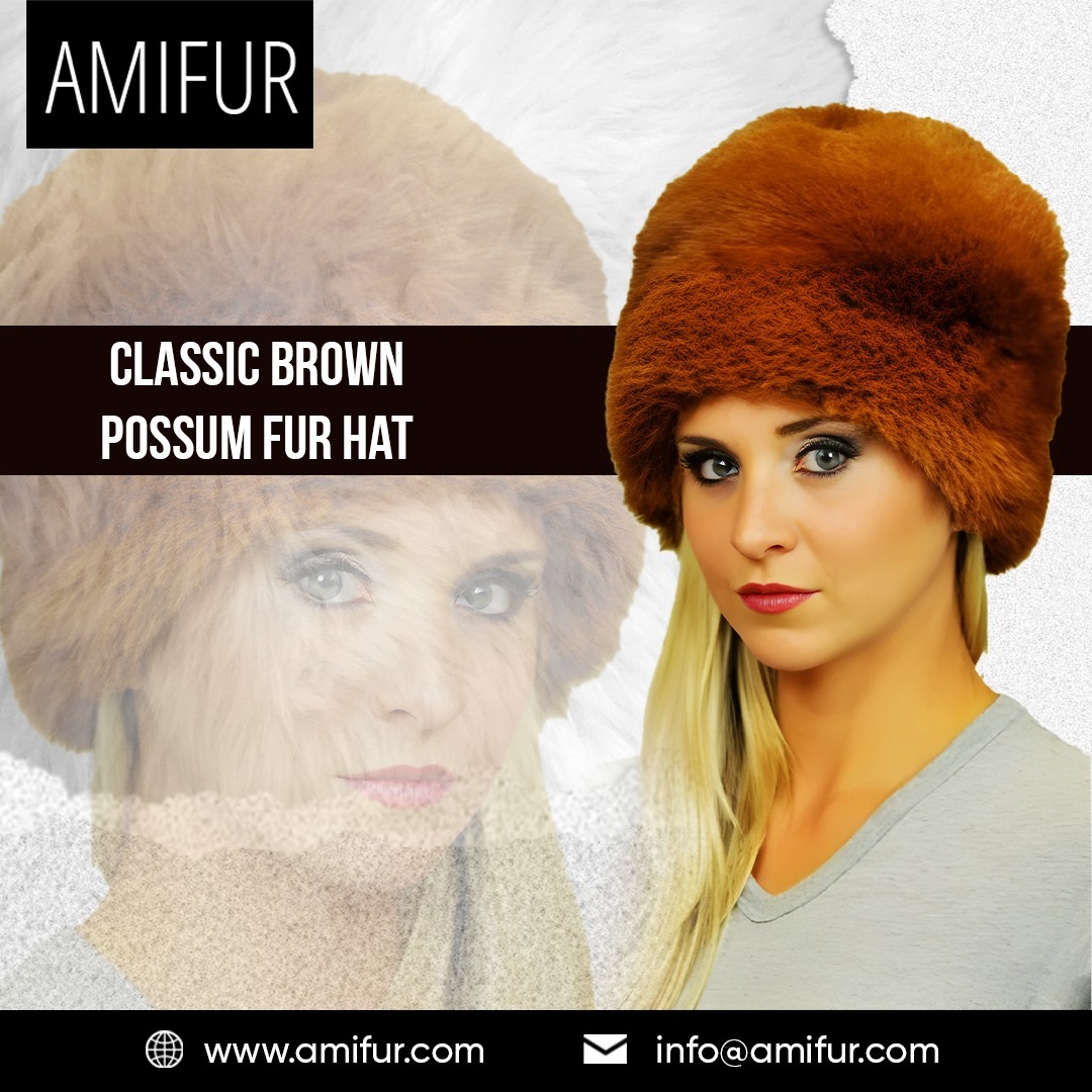 xxtcaique's tweet photo. Elevate your style with the timeless elegance of our Classic Brown Possum Fur Hat. Crafted from genuine possum fur, it delivers exceptional softness, warmth, and sophistication for any occasion. https://t.co/gqbpfJFzeE