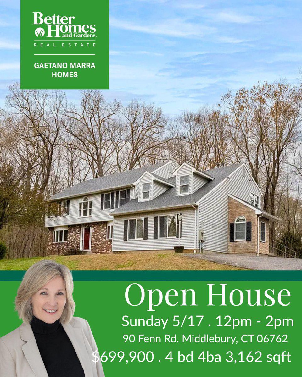 barbara09147151's tweet photo. 14 Highland Rd, Bethlehem
$519, 900 | 2 Beds | 1 Bath | 936 Sq Ft

90 Fenn Rd, Middlebury
Tour two unique Connecticut homes in one afternoon. https://t.co/Stq5FCGAIf