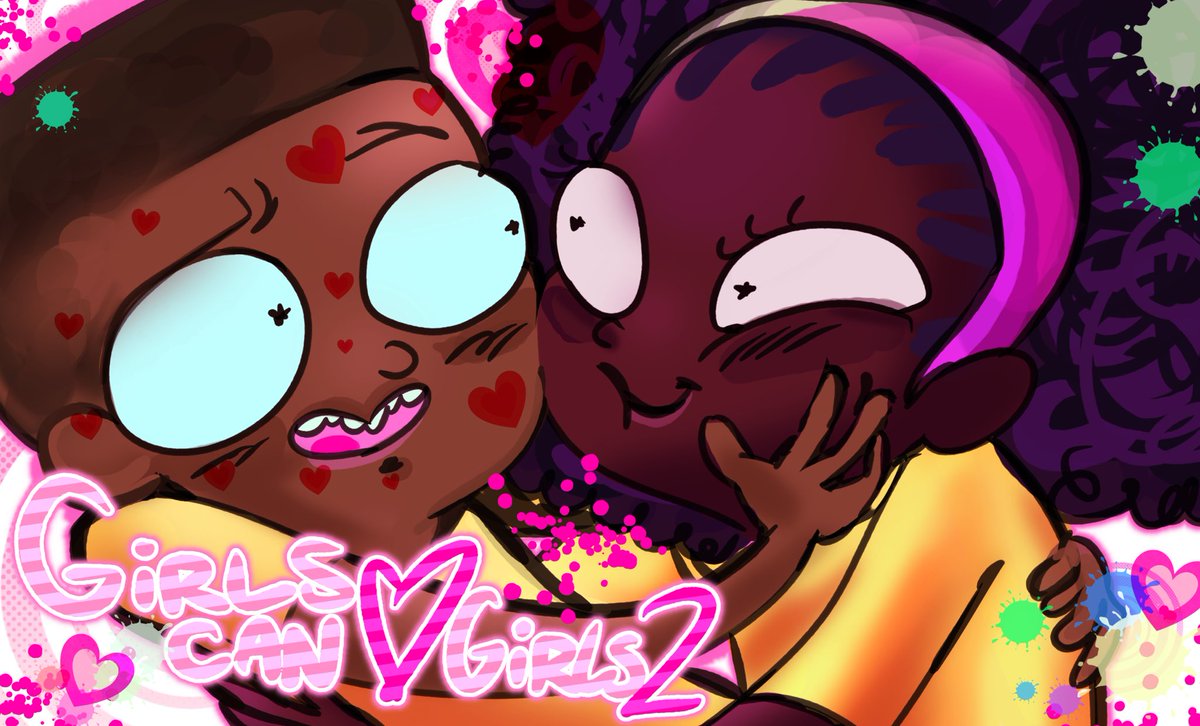 liquifiedpopbun's tweet photo. Girls can love girls 2 black Morty yuri #rickandmorty https://t.co/IQ6PAKxkS7