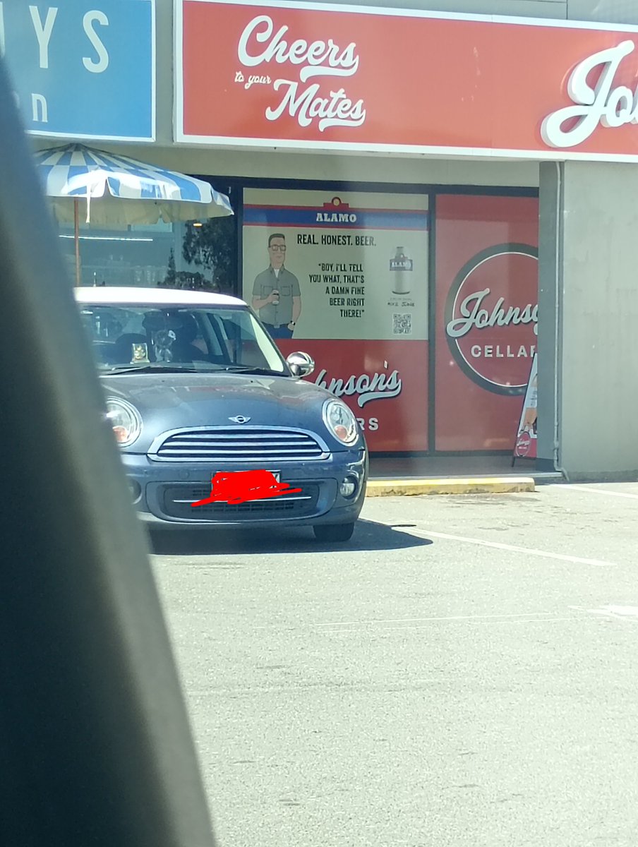 averagealicefan's tweet photo. I guess Hank Hill pulled up in Australia https://t.co/f2TllxiVJH
