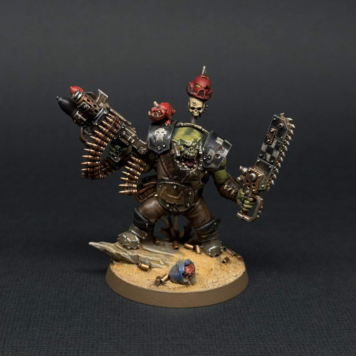 ValiusForta's tweet photo. @tlark8 Started on the Armageddon box last month with some orks, pretty happy with what I learned! https://t.co/U8aaxgNdsd