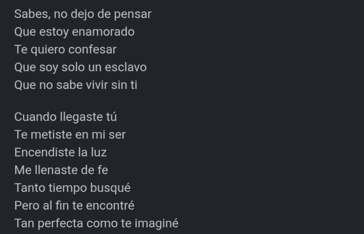 khaaalesi's tweet photo. No sabías? esta es la canción que te dedica tu sp todas las noches antes de dormir. Sabes — Los del fuego 💓 https://t.co/cFlIWIl5xq