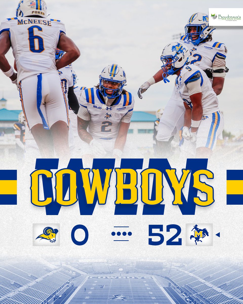 McNeeseFB's tweet photo. The Cowboy Way 🤠

#GeauxPokes | #RaiseTheDust https://t.co/jbBV208Tlt