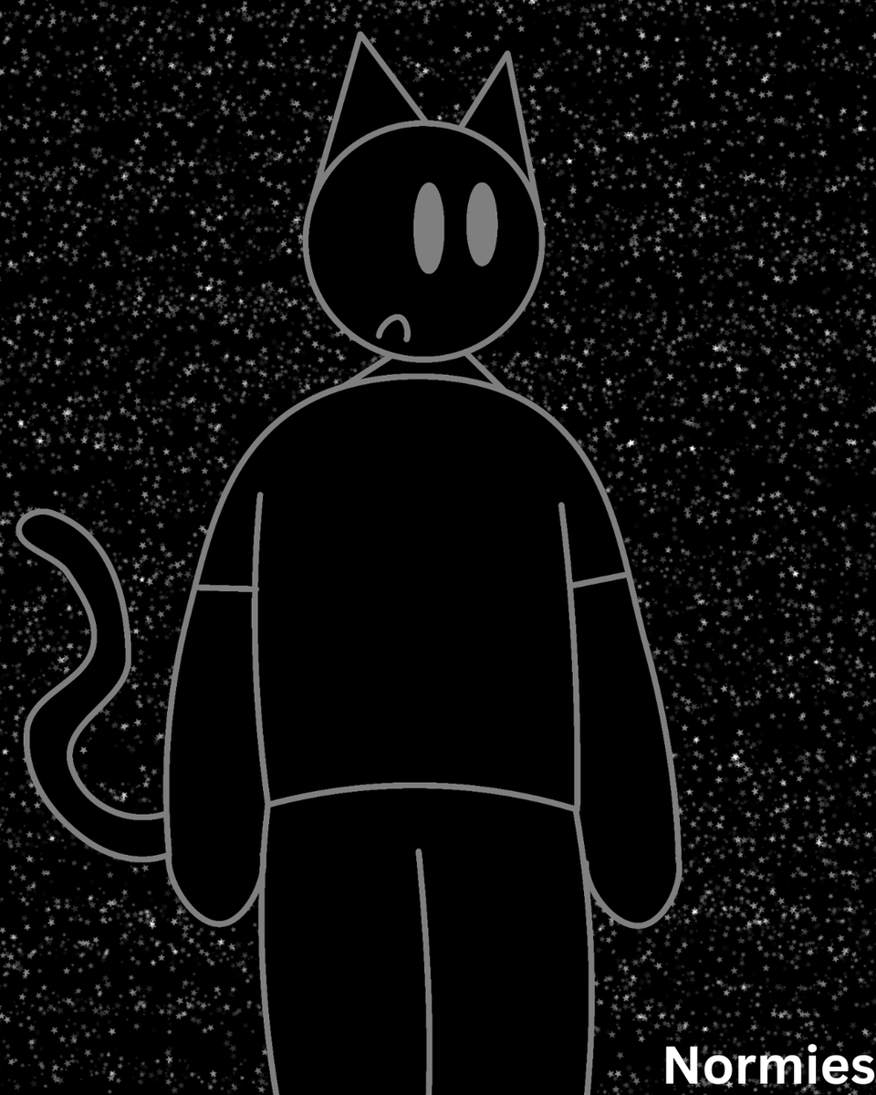Normalalities's tweet photo. Day 65 - The Gray Cat Of Space https://t.co/sg7eHyOfqI