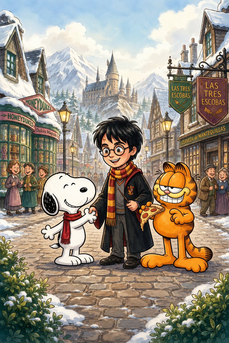 snoopyb047's tweet photo. Snoopy Garfield Harry Potter https://t.co/zzlamKeX9m