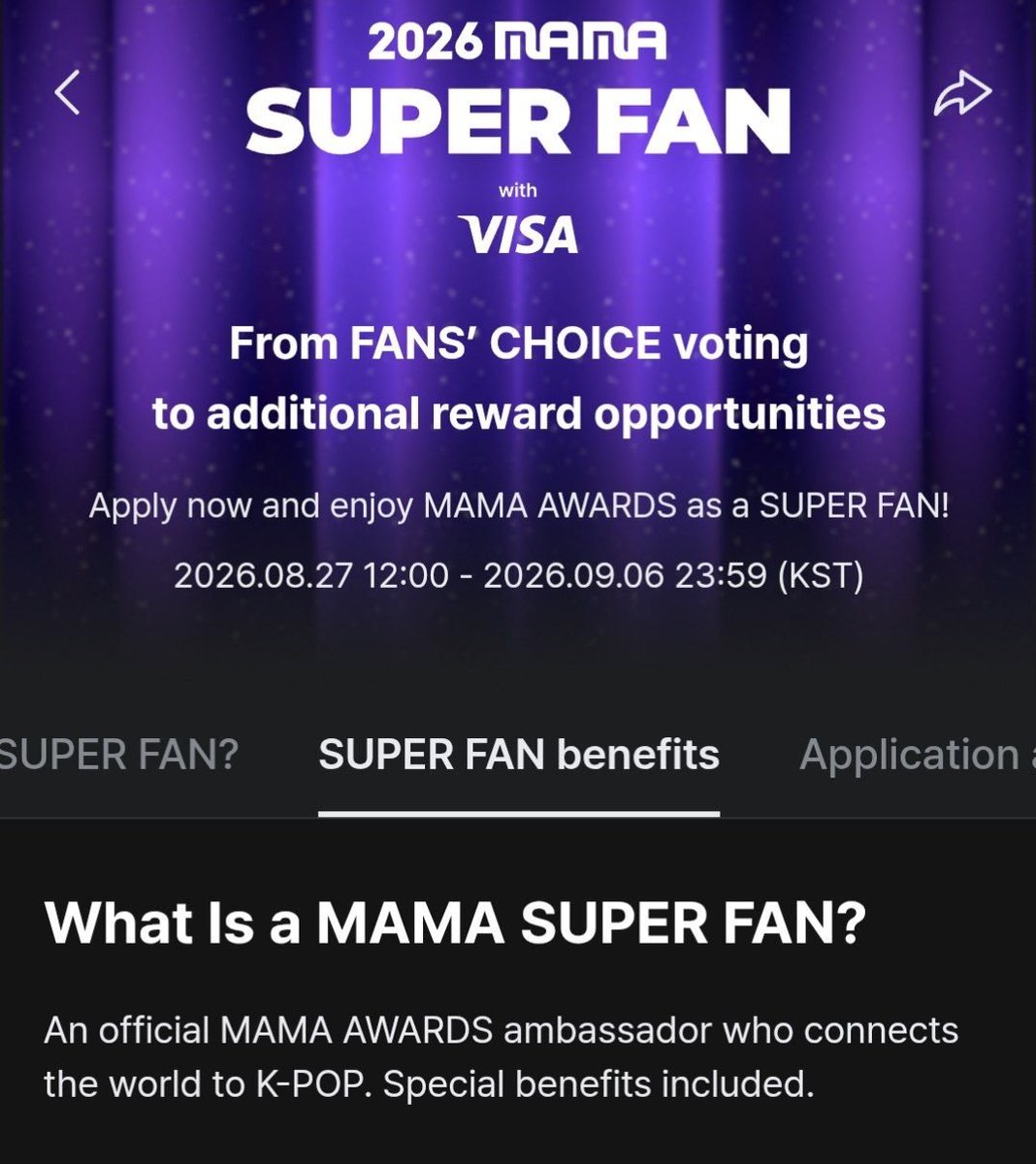 EN_SQUADVT's tweet photo. [𝗠𝗡𝗘𝗧+] — 𝗠𝗔𝗠𝗔 𝗦𝗨𝗣𝗘𝗥 𝗙𝗔𝗡

ENGENEs, IT’S NOT TOO LATE—LET’S PUSH ENHYPEN BACK TO THE TOP!🔥👑

Apply NOW through Mnet+ app, watch Super Fan videos and share your application link in replies👇
🔗https://t.co/lhA1JBWHDF

🗓️ 09.06; 11:59 PM KST

#ENHYPEN #MAMASUPERFAN https://t.co/7s68e1TewI