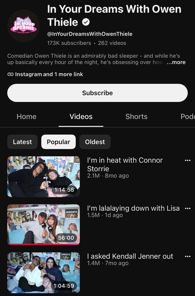 globalitgirl's tweet photo. owen’s interview with lisa almost being his most popular one already we were hungryyy 😭 https://t.co/hi8hwr1YrX