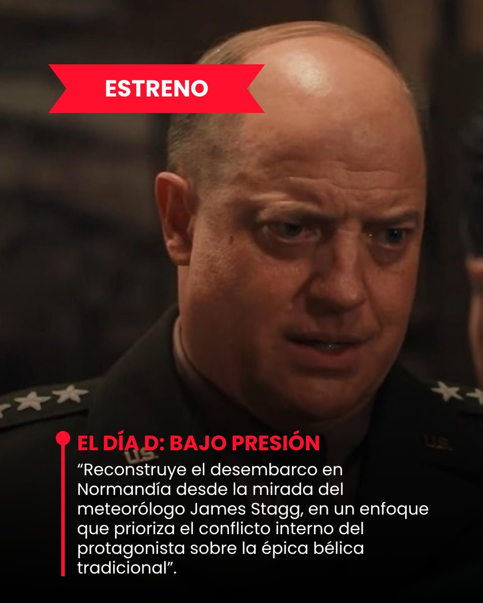 313Anke's tweet photo. Estreno: Bajo presión, de Anthony Maras. 7/10 para Franco De Nápole. Reconstruye el desembarco en Normandía desde la mirada del meteorólogo James Stagg, priorizando su conflicto interno sobre la épica bélica. https://t.co/RZEA0zIADB