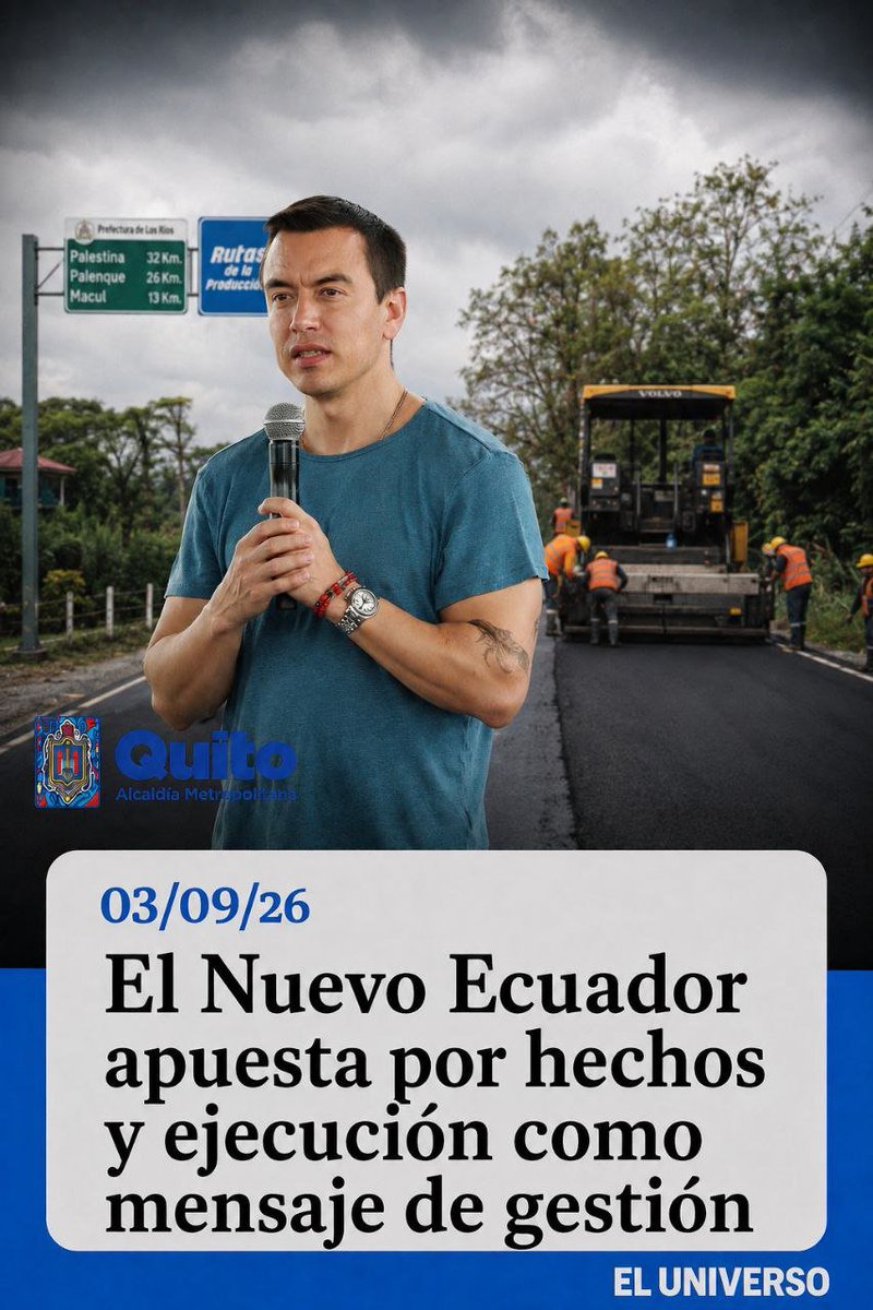 GabrielLopbu's tweet photo. @radiocentroec Como madre, valoro que ahora se tomen medidas reales contra el crimen que afecta a nuestras familias. Eso hace @danielnoboaok desde la @presidencia_ec. ElNuevoEcuador es sinónimo de protección, y @comunicacionec lo muestra con claridad. https://t.co/ITmlGyilNo