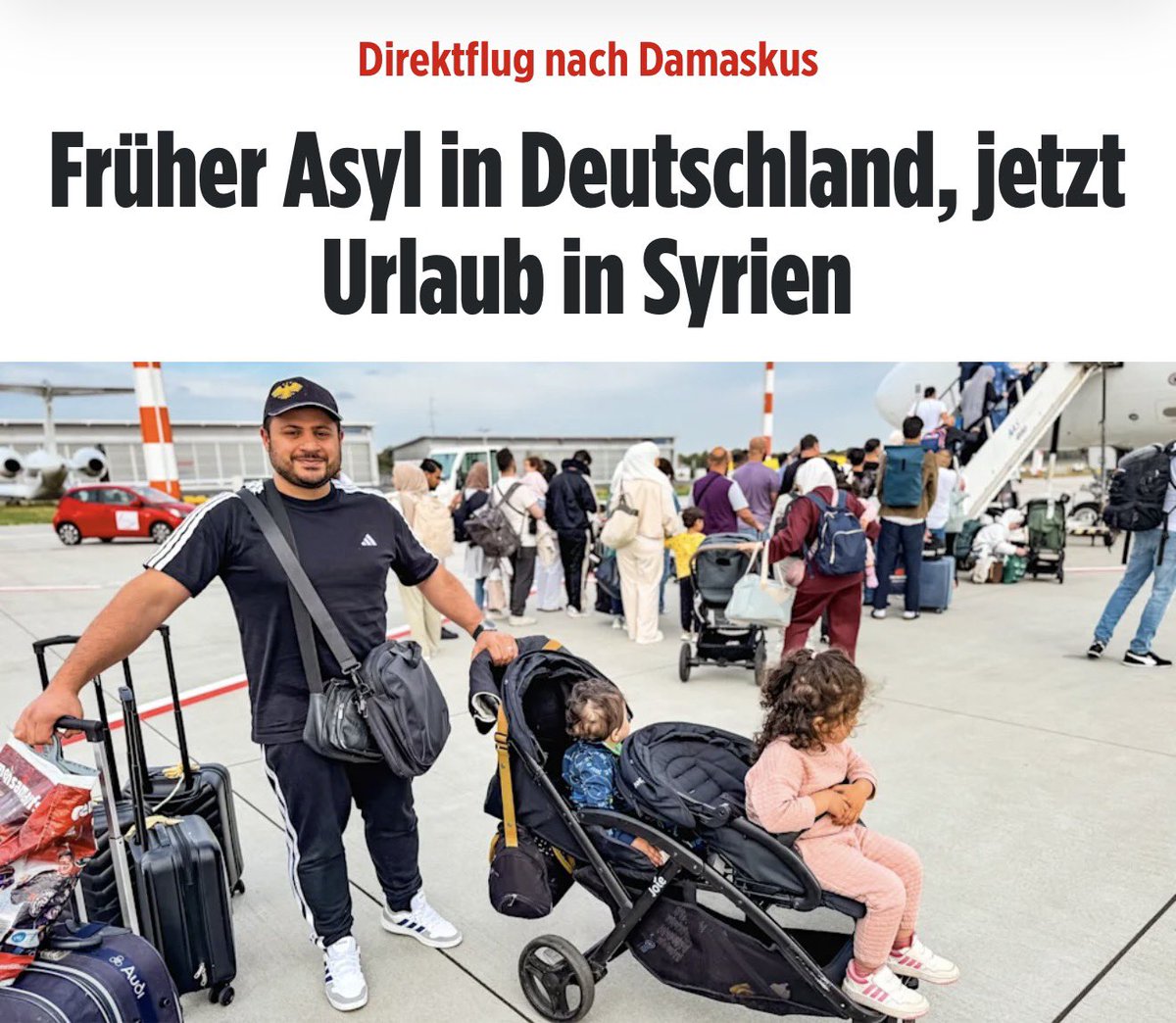 MissEveNetwork's tweet photo. Wie sicher ist Syrien wirklich?
Offensichtlich sicher genug, um dort Urlaub zu machen. 
Also raus mit den Syrern! https://t.co/juQAQjrnJG