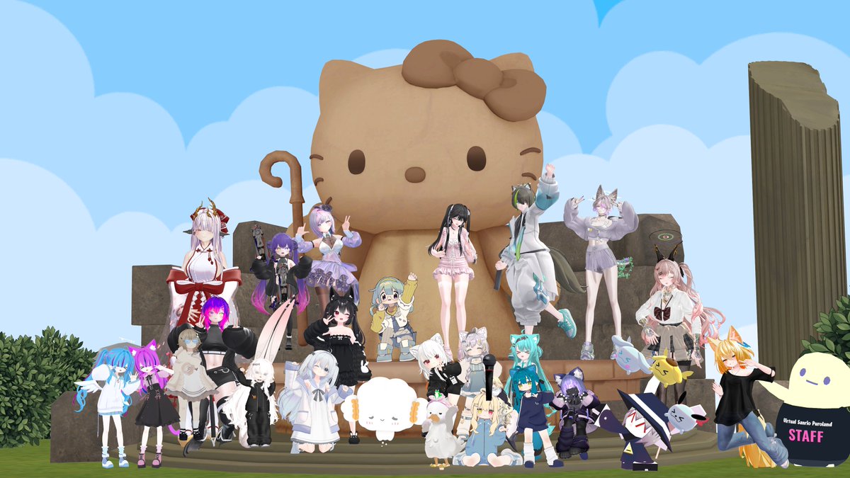 machimitsu_VRC's tweet photo. サンリオのみんなありがとう！！
#VRCラジオ体操 #サンリオVfes https://t.co/5VJHsbhgms
