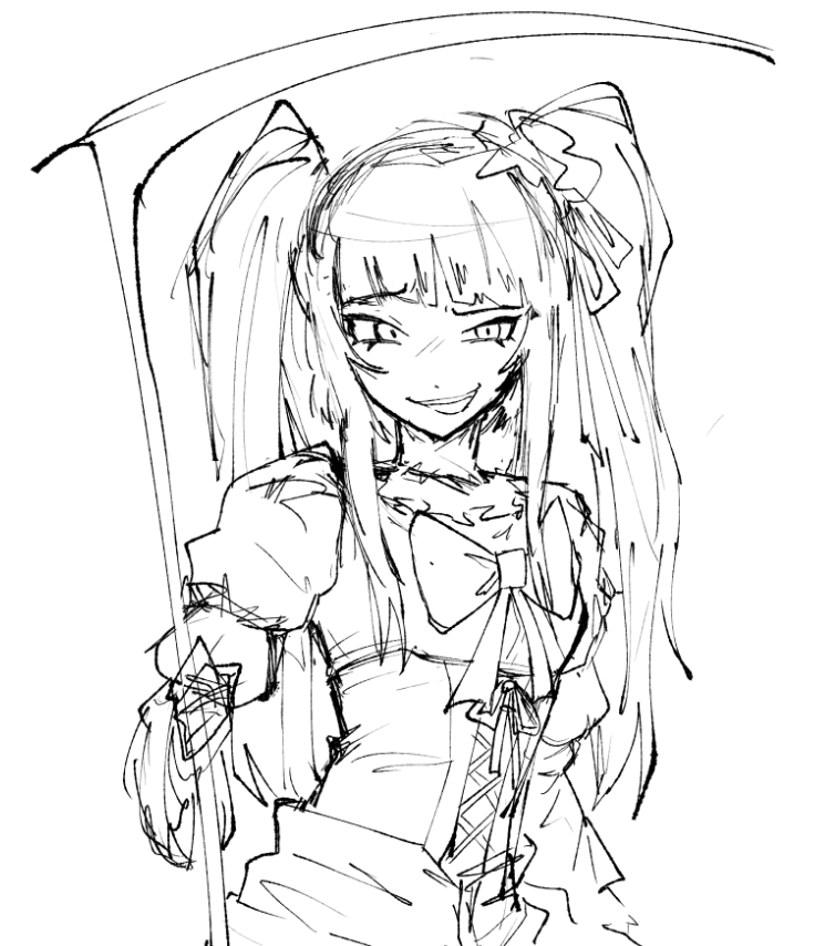 Chimimin0's tweet photo. Quick Erika doodle #umineko https://t.co/f2n6lgJ2hx