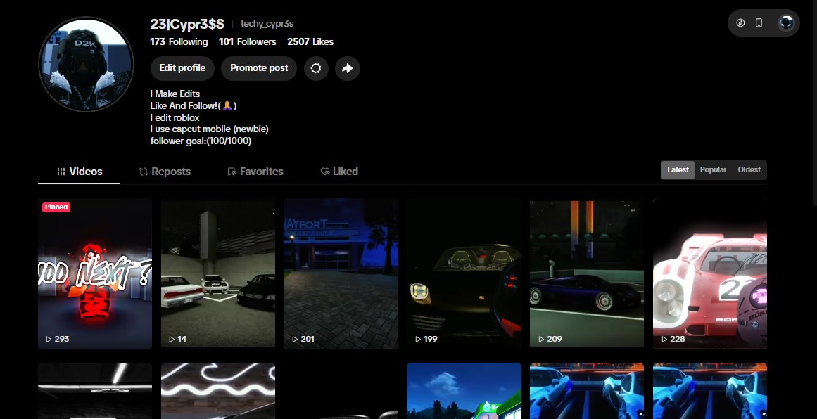 Techy_Cypr3S's tweet photo. Go Check Out My TT where i post roblox edits https://t.co/u3Lgar4Uie