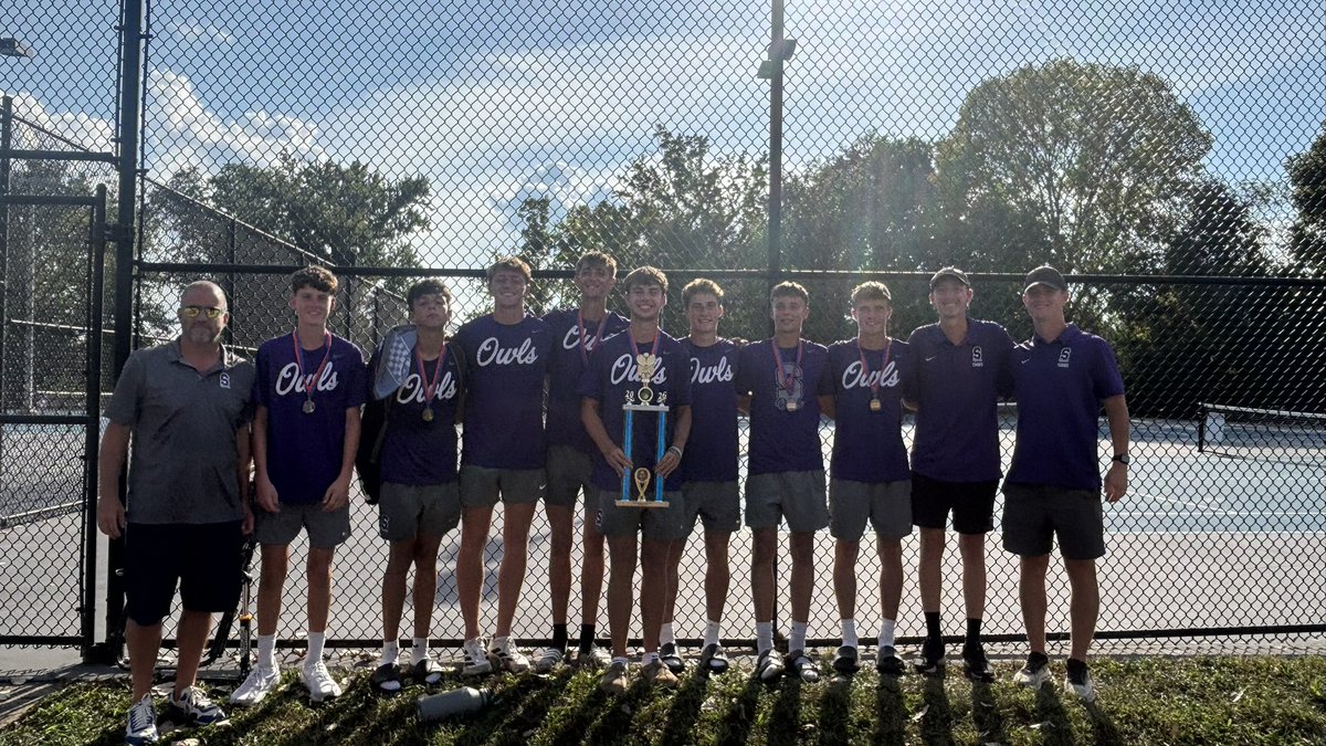 birdstennis's tweet photo. BIRDS WIN!! Owls win the Silver Creek Invite for the first time! Some great competition this weekend. #birdsflew #birdboysstayhot https://t.co/c97Et9FjY5