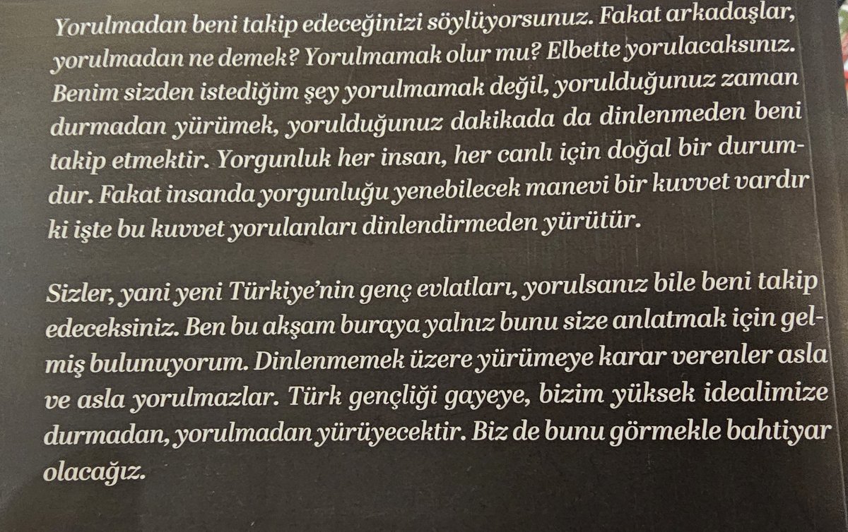 BAMSIBAYINDIR's tweet photo. Mustafa Kemal Atatürk'ten Türk gençliğine bir mesaj. https://t.co/IKxeawQds2