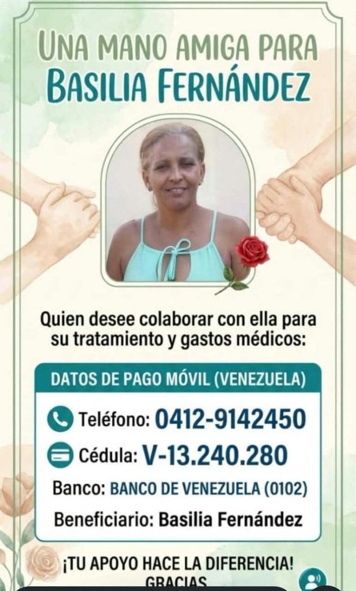 Joshkr1441's tweet photo. Por favor, les ruego un RT para ayudar a mi amiga Basi que enfrenta un cáncer terrible de útero. Por favor colaboren con lo que puedan, incluso ese RT. 

Muchísimas gracias! 

#venezuela #coloniatovar #stopcancer https://t.co/6KnBGnoLyS