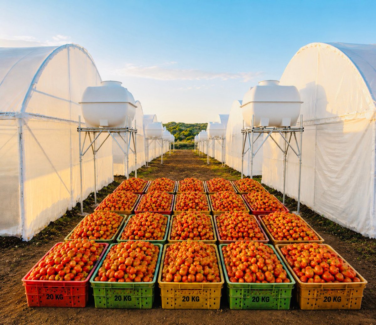 musse408's tweet photo. From 2 to 37 Greenhouses and 40+ Local Jobs 🫑🥒🍋

100% of our tomatoes and cucumbers used to be imported. During COVID-19, I decided to establish two greenhouses in our country to grow these crops. Today, we have 37 greenhouses and employ over 40 staff members. https://t.co/gxTWuDLWFg