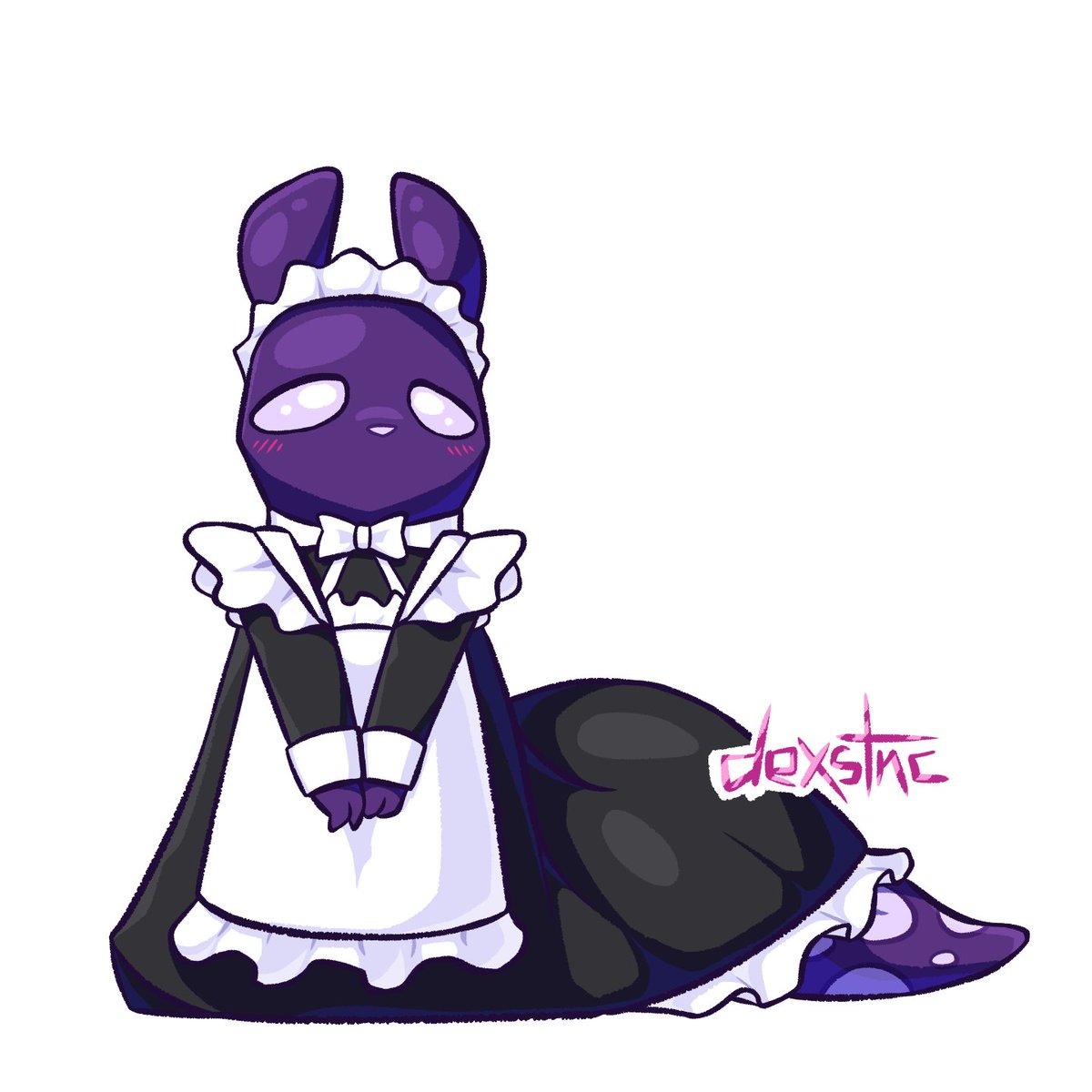 dexstnc's tweet photo. Your maid Spearmaster #RainWorld https://t.co/e7gPAOkiqE