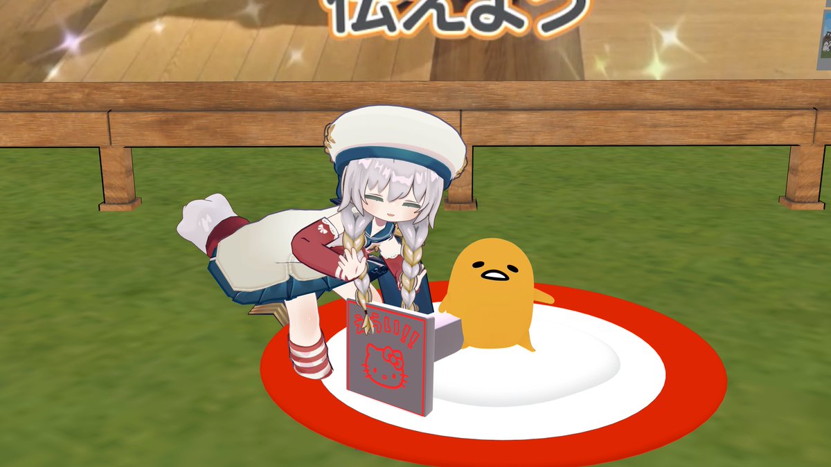 machimitsu_VRC's tweet photo. サンリオのみんなありがとう！！
#VRCラジオ体操 #サンリオVfes https://t.co/5VJHsbhgms