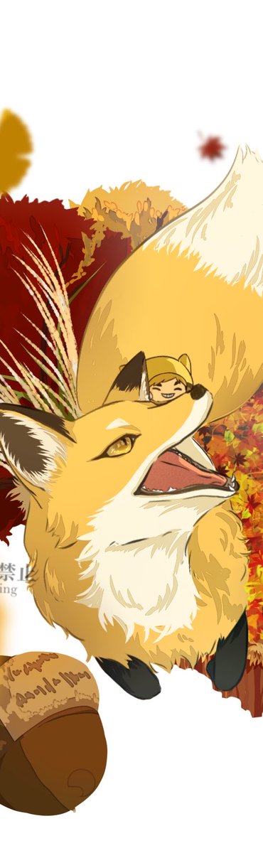 rougetuseiya's tweet photo. 【うちのちみけも】四分割！
🍂🍄‍🟫🍁🦊🦊🦊🦊🍁🍄‍🟫🍂
(再掲) https://t.co/wJ259UGAMX