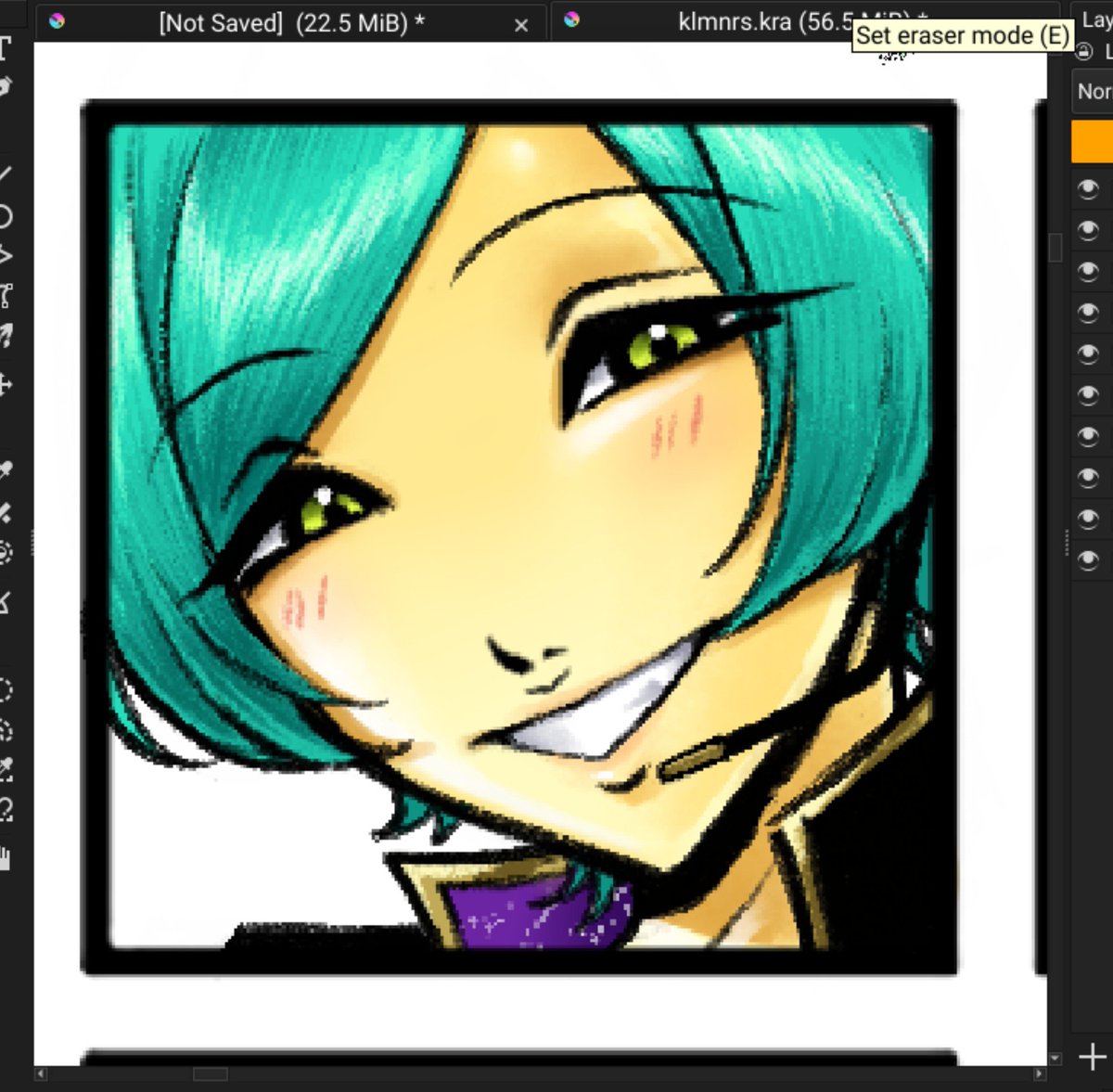 fluffyshinobu's tweet photo. drawing an enstars character every day in alphabetical order: 
kanata for day 15!!! 🐟 https://t.co/DecsdgiCyD