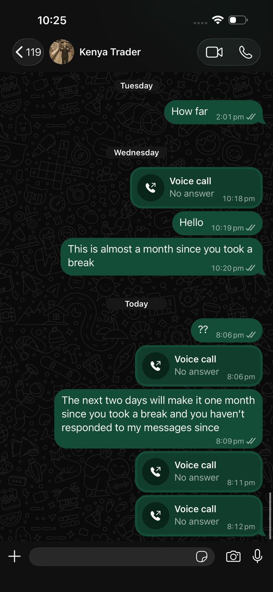 man_bright46020's tweet photo. @masterkyc1 you are here responding to tweet to get funded account to trade but I got you an account already which you passed and you told me you needed to take some time off trading for some personal reason and it almost a month now since you stopped trading and the account you said you passed is still with you and claim you not in a good state of mind to trade but you are here commenting under post so you could get a funded account. Mind you this is the second account I bought for you, you blew the first one and the second one is the one you passed and for some reasons you said you needed a break after the passing the phases and we in funded. I have been chatting and calling you since for almost a month now and you have been ignoring my messages and calls but you are here replying to tweet asking for funded account. My question to you is this how you intend to do business with this big firm if you are already doing shady things and trying to run away with the account after someone invested. Since on the 11th of August you responded to my text on WhatsApp and up till now no response with all the messages I sent you but you are busy here replying to get bigger account on 28th of August and on that same day I text you but you didn’t reply. 
@citizentvkenya @CapitalFMKenya @KenyaBlogger @Verydakman_ @thatverydarkman