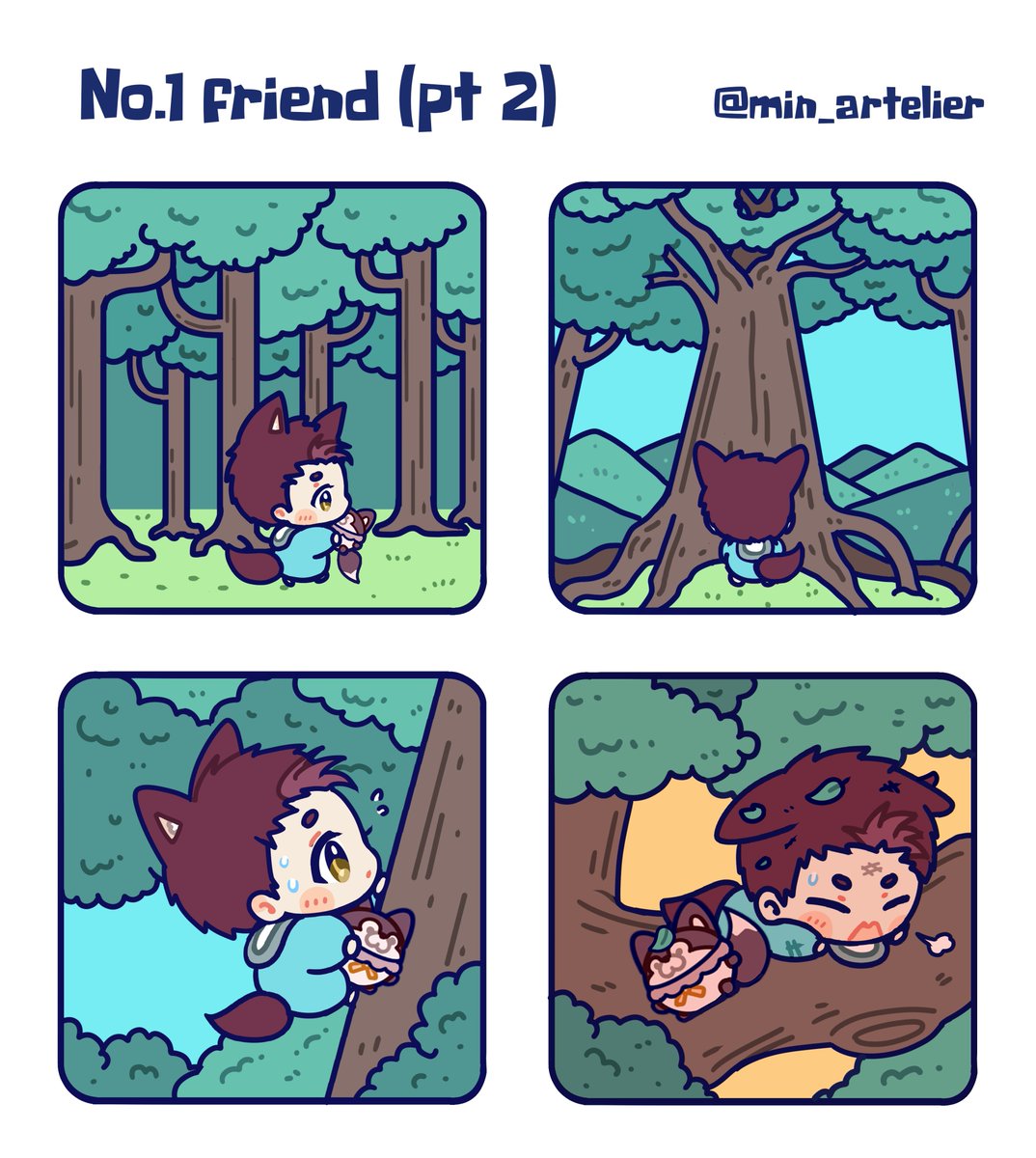 min_artelier's tweet photo. No.1 friend (part 2) 🐺
#Valko #BringbackValko
#TheadventuresoflittleValko https://t.co/rYzBeaJIFj
