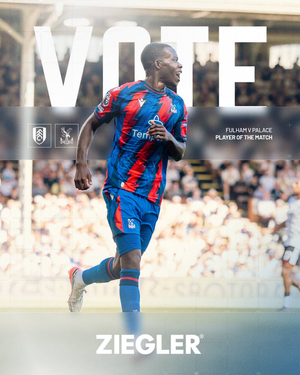 CPFC's tweet photo. Who gets your Player of the Match vote? 🤔

🗳️ https://t.co/C17hRlgV8R https://t.co/reoiVUvM5Q
