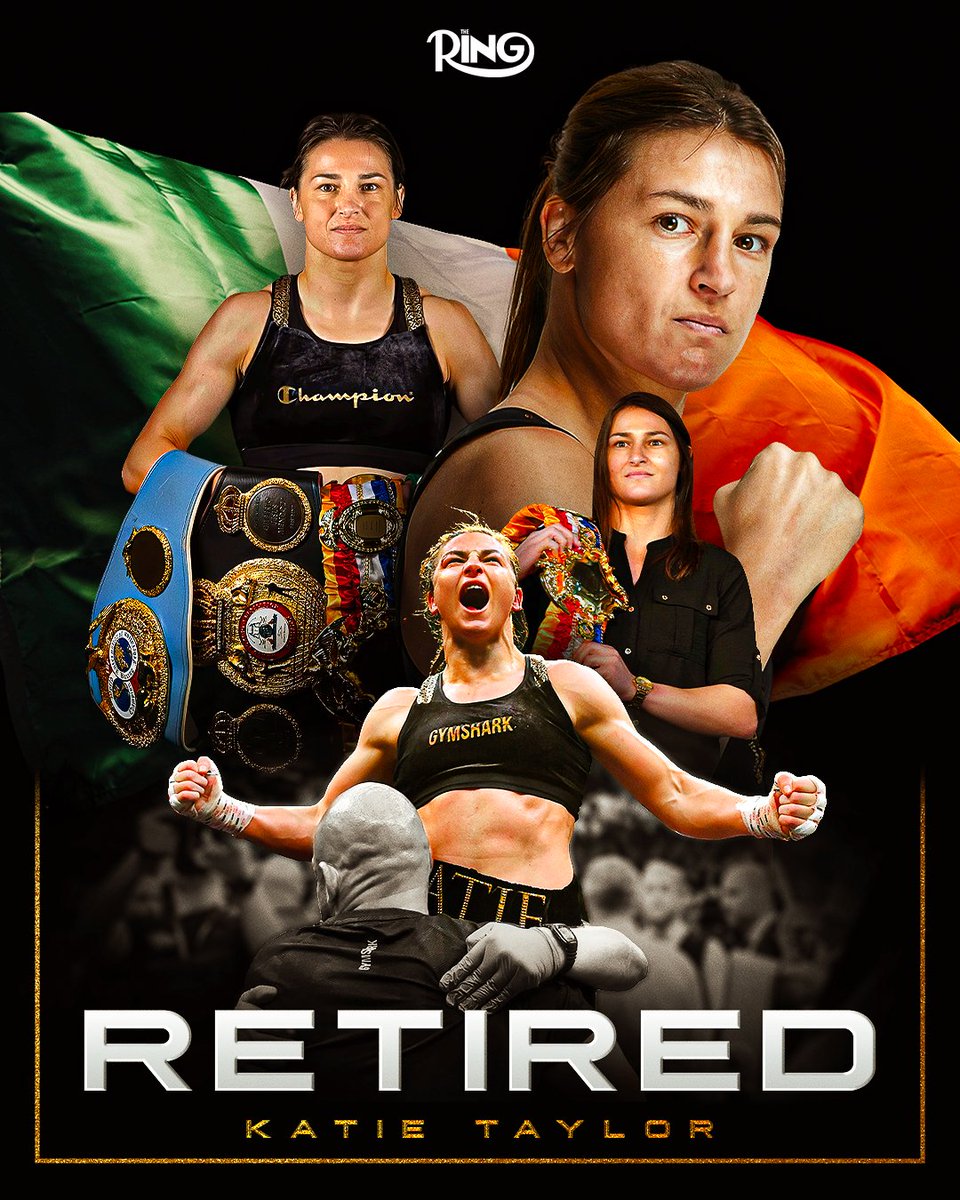 ringmagazine's tweet photo. A STORYBOOK ENDING 🇮🇪

Katie Taylor has officially hung up her gloves following her victory over Flora Pili at Croke Park 👏 https://t.co/Jrl8WKdQPz