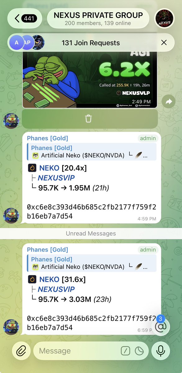 NEXUSVIP1's tweet photo. #CryptoSignals 

Yo , NEKO just went from pocket change to a 3 million‑coin freakshow in a day—31.6× the hype! Grab your portal gun; this rocket's blasting off! ⋅ $NEKO ⋅ 💸 https://t.co/poKIYutyVy