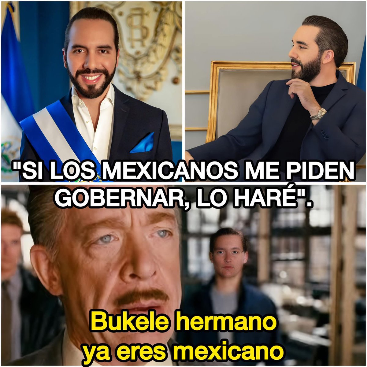 VigiaCiudadano7's tweet photo. 🚨🇲🇽 ¿BUKELE GOBERNANDO MÉXICO? ESTA FRASE DESATÓ EL DEBATE

Una frase atribuida a Nayib Bukele comenzó a generar conversación en redes: “Si los mexicanos me piden gobernar México, lo haré”. 👀🇸🇻🇲🇽

Y claro… los comentarios no tardaron en dividirse.

🔥 Para algunos mexicanos, el modelo de seguridad implementado en El Salvador demuestra que sí se puede combatir con mano dura a las pandillas.

⚠️ Para otros, trasladar ese modelo a México sería demasiado peligroso por las detenciones masivas, el respeto a los derechos humanos y las diferencias entre ambos países.

Pero la pregunta que realmente está prendiendo las redes es:

🇲🇽 ¿Qué pasaría si México aplicara una estrategia como la de Bukele?

¿Bajaría la delincuencia o terminaríamos metidos en otro problema?

Porque una cosa es pedir “mano dura” desde Facebook… y otra muy diferente es vivir las consecuencias. 

🔥 Si pudieras elegir, ¿México debería apostar por un modelo como el de El Salvador o seguir por otro camino?