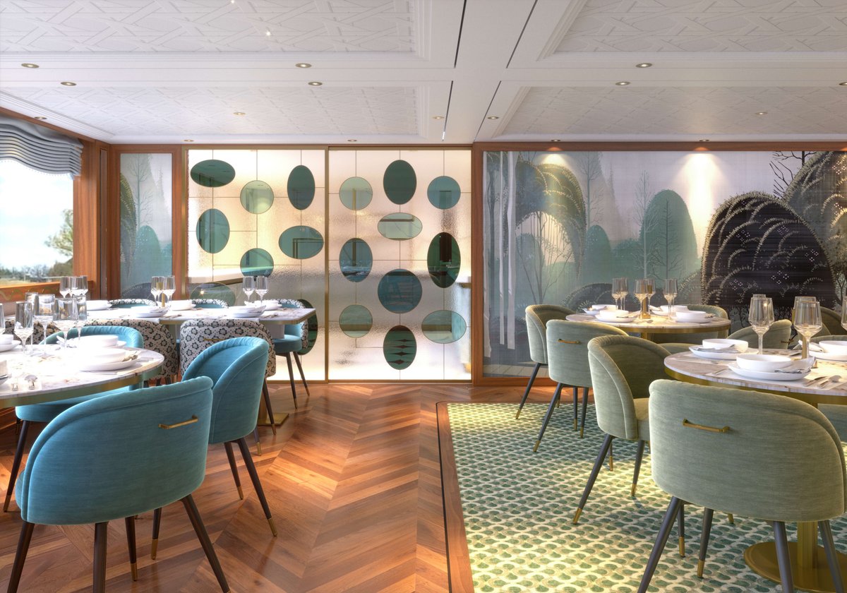 HaveTix's tweet photo. Next year, the S.S. Audrey will set sail along the Rhine River and its tributaries in Belgium and the Netherlands. Inspired by actress Audrey Hepburn, who was born in this region, the design pays homage to Hepburn’s life and works, with elements of her iconic style throughout. https://t.co/XWqBo5bsO0