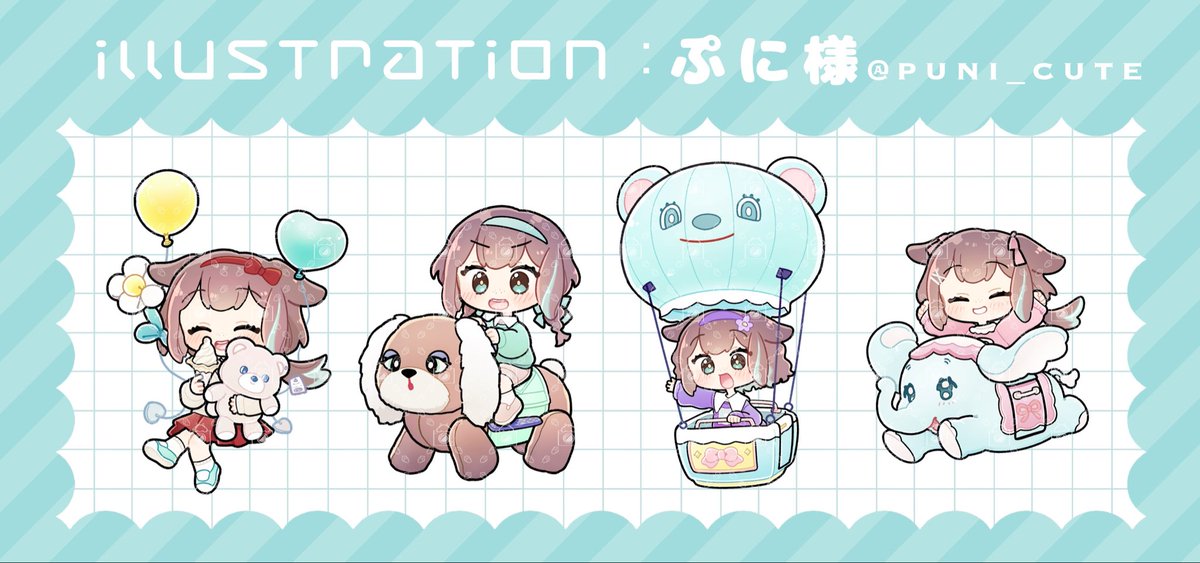 miyunosozai's tweet photo. \🆕新しい代理ちゃん大公開🐿️/

代理ちゃん生誕記念month✨
今日の公開は新規イラスト🖋️

艾ママや私が描く以外の代理ちゃんも素敵でしょ？？😏
素材モデルとして今後登場予定🖋️

たくさんのクリエイター様の代理ちゃんグッズ
今後出したいなぁ…📷

クリエイター様紹介はツリーに🌲 https://t.co/WhiDX8JHg2