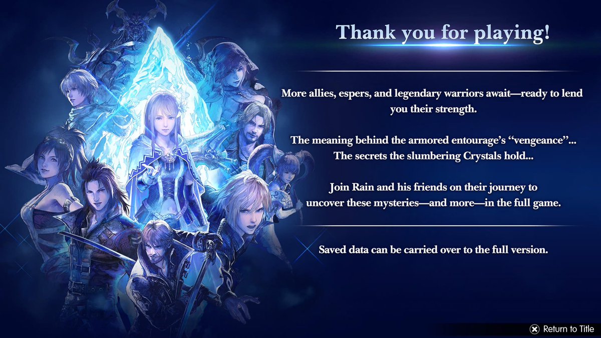 wolfysomi's tweet photo. we deadass cannot let this game flop it’s so fucking good and a love letter to final fantasy https://t.co/t8Acq9W02r