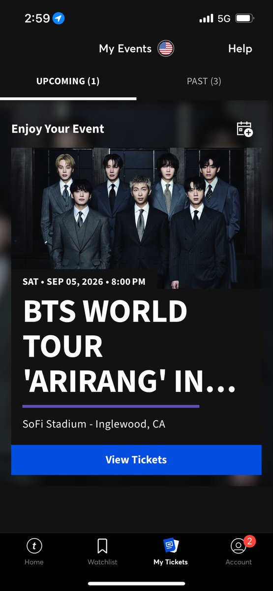 TinocoEmely's tweet photo. This is a last minute decision and I’m selling my ticket to D4!! For tonight, September 5th! I’m in the 200’s section 
I need these off my hands ASAP!!! It’s 1 ticket and I bought it for $400!! Please let me know! #BTS_WORLDTOUR_ARİRANG_LA #bts #TicketsForSale https://t.co/XdNlOIUCb5
