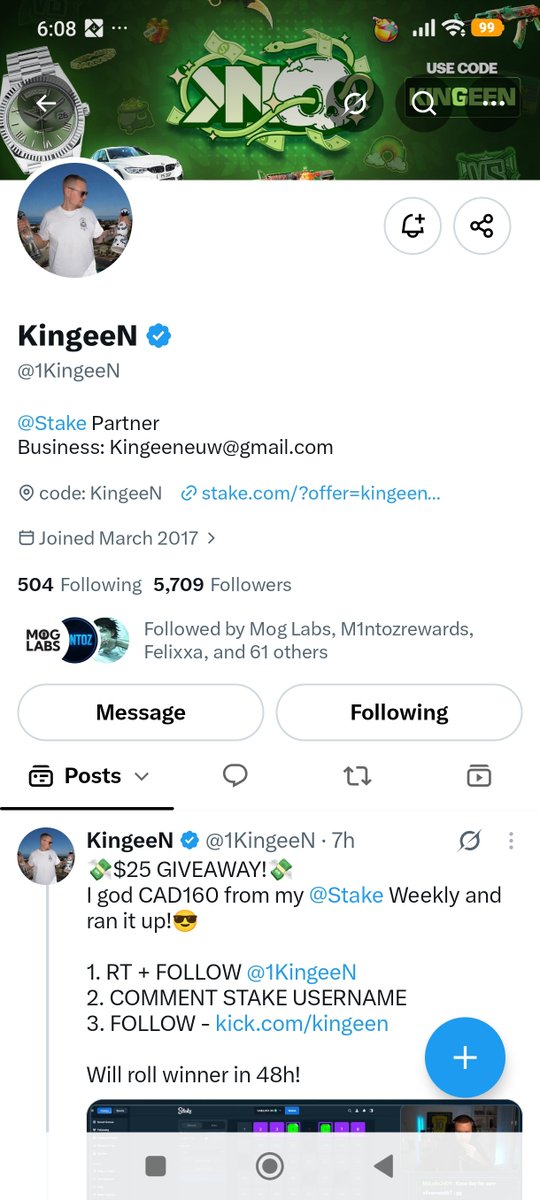 RoseyCun's tweet photo. @1KingeeN @Stake Stake - LittleRosey https://t.co/lAKqb25Vms