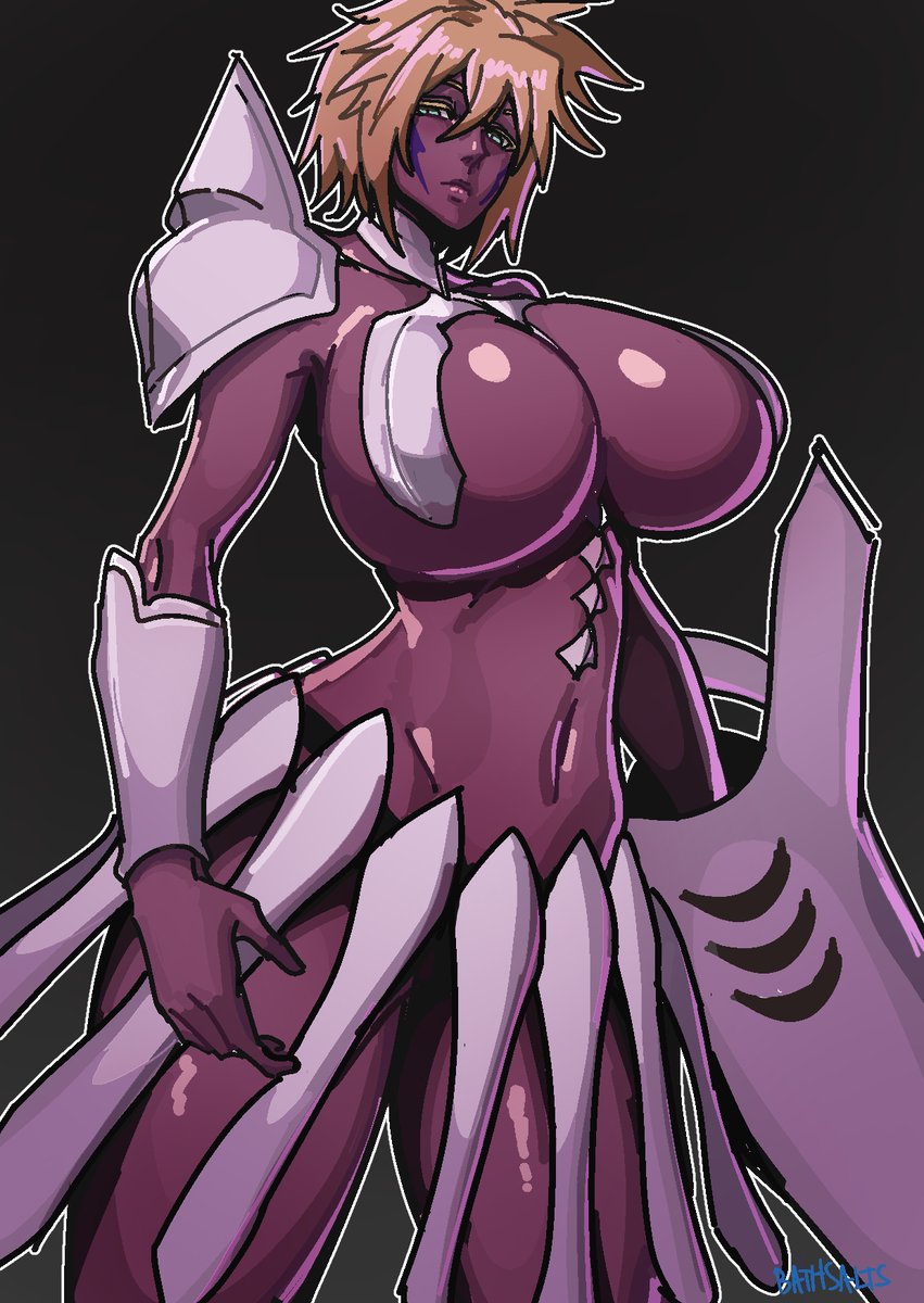 Saltbutt1's tweet photo. Man I wasnt even supposed to draw on my break day but Harribel is so fuckin hot https://t.co/huVg4WmfZu