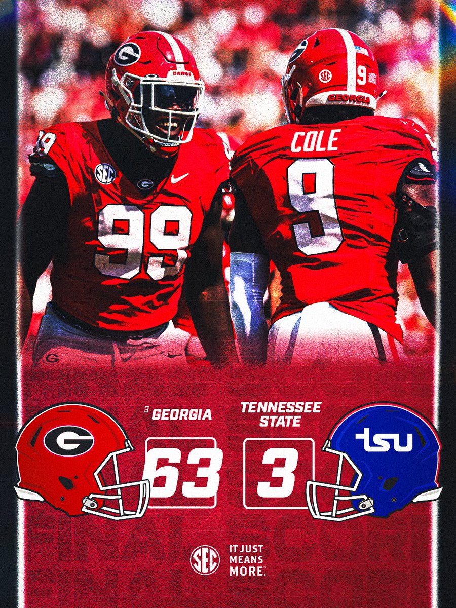SEC's tweet photo. How bout 'em ‼️

@GeorgiaFootball x #ItJustMeansMore https://t.co/k00b3xNgc2
