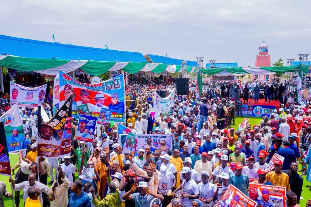 PBATDoor2Door's tweet photo. PBAT Door-to-Door Movement Mobilises Katsina for Tinubu

The PBAT Door-to-Door Movement has commenced grassroots mobilisation in Katsina State ahead of the 2027 election.

At the launch, Governor Dikko Umar Radda assured President Bola Ahmed Tinubu of Katsina’s strong support for his re-election.

The movement will take its message to wards, communities, markets and households across the state.

Every door matters. Every voice counts.

#PBATDoorToDoor #Katsina #Tinubu2027