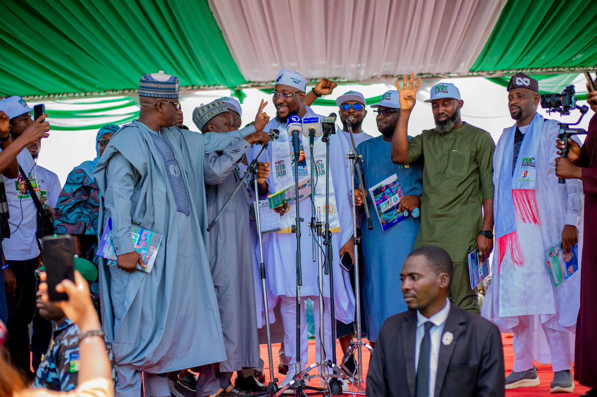 PBATDoor2Door's tweet photo. PBAT Door-to-Door Movement Mobilises Katsina for Tinubu

The PBAT Door-to-Door Movement has commenced grassroots mobilisation in Katsina State ahead of the 2027 election.

At the launch, Governor Dikko Umar Radda assured President Bola Ahmed Tinubu of Katsina’s strong support for his re-election.

The movement will take its message to wards, communities, markets and households across the state.

Every door matters. Every voice counts.

#PBATDoorToDoor #Katsina #Tinubu2027