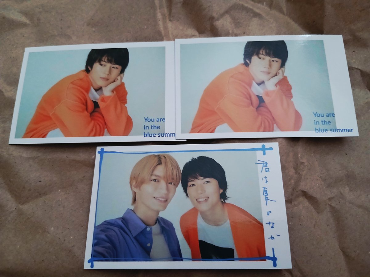 UGG777_'s tweet photo. 君は夏のなか　ドラマ君夏　トレカ　交換

譲)画像3枚　戸田渉　佐伯千晴
求)💘(✨青枠激求)　戸田渉

まとめての交換優先、郵送にて交換可能な方いましたらご連絡お願いします。
奥智哉　杢代和人 https://t.co/8t2MaWJo7G