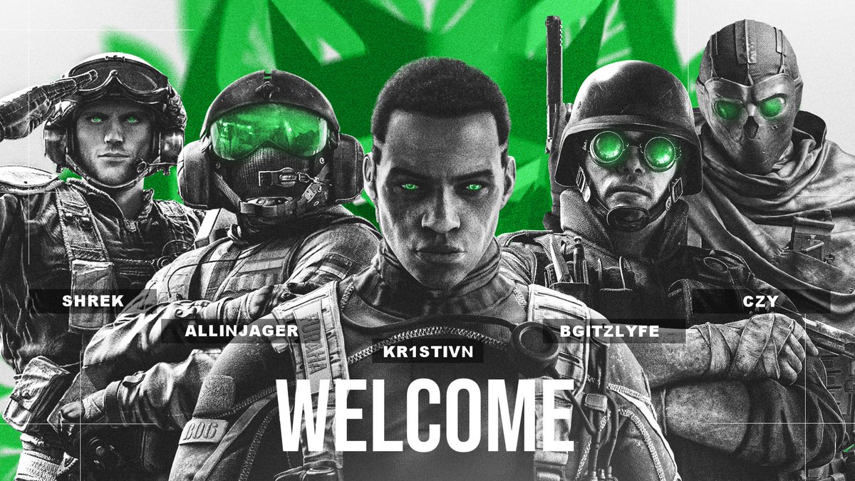 TeamGrowth_'s tweet photo. Team Growth returns?! Back at it with the original Siege group it started with. Welcome back. 🌳💚 Off to compete in the Palmetto Bay Open Cup!

@Kr1stivN 
@AllInJager 
@BGitzLyfe 
@acrazyr
@ShrekR6S https://t.co/FDYEL6Uxoq