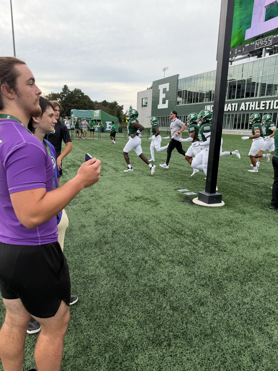 Braydenmcampbll's tweet photo. Had an awesome time at @EMUFB yesterday!! 

Again thank you @AlanHensell for the invitation!! Hope to be back in #TheFactory soon!
#Etough https://t.co/khSeHZXiM6