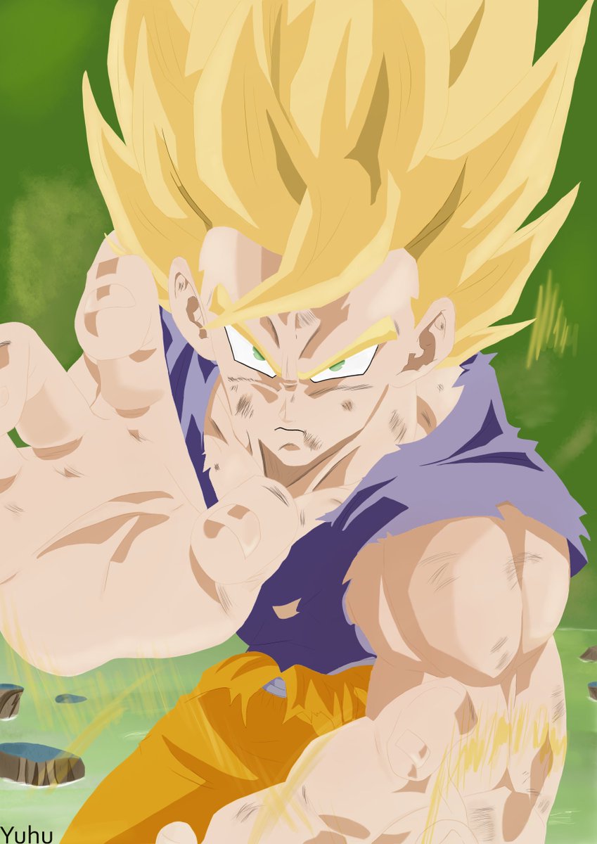 yuhu7462's tweet photo. Ssj Goku by me https://t.co/LRYTPfEKxx