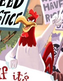 deingerzone's tweet photo. foghorn being in the protest https://t.co/2EvPRUd6gy