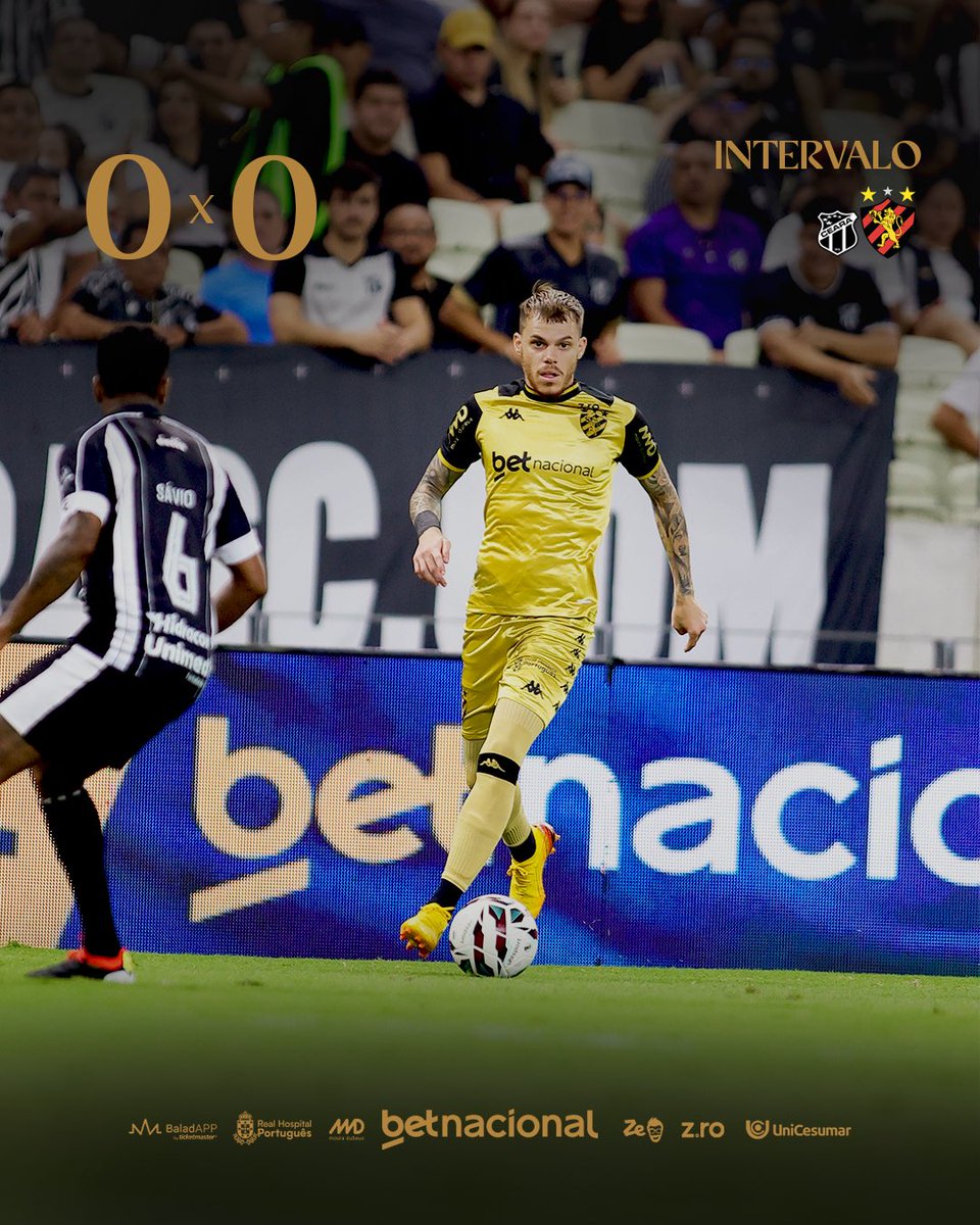 sportrecife's tweet photo. Intervalo de jogo: Ceará 0x0 Sport. https://t.co/X6WBCMloc9